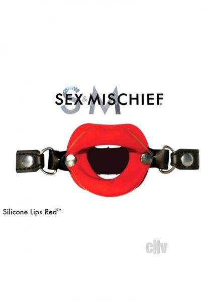 Sex & Mischief Silicone Lips - Red