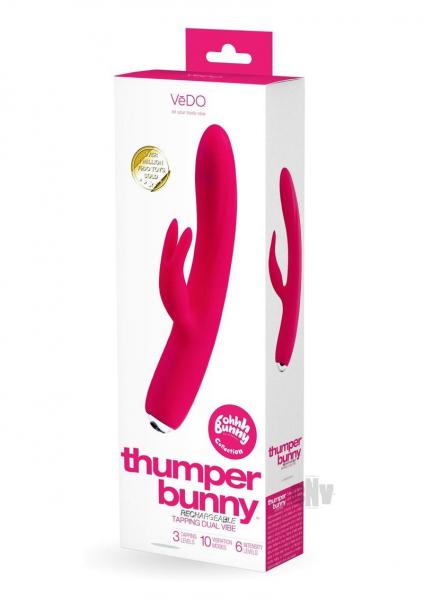 Vedo Thumper Bunny Rechargeable Dual Vibe Pretty Pink