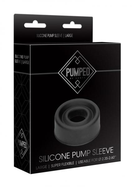 Pumped - Silicone Pump Sleeve Large - Black