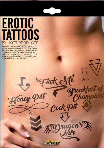 Erotic Tattoos Assorted Pack