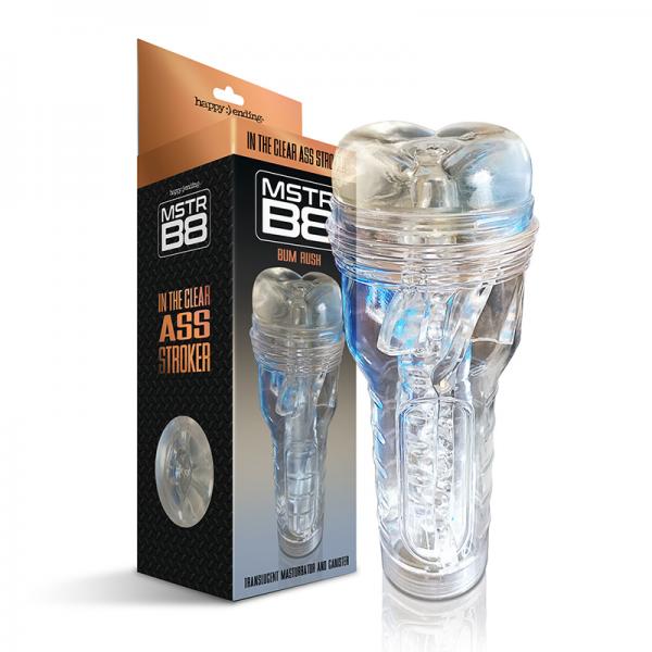 Happy Endings Mstr B8 In The Clear Anal Stroker Bum Rush Canister