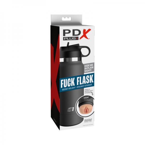 Pdx Plus Fuck Flask Secret Delight Stroker - Light/grey
