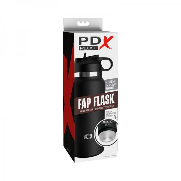 Pdx Plus Fap Flask Thrill Seeker Stroker - Frosted/black