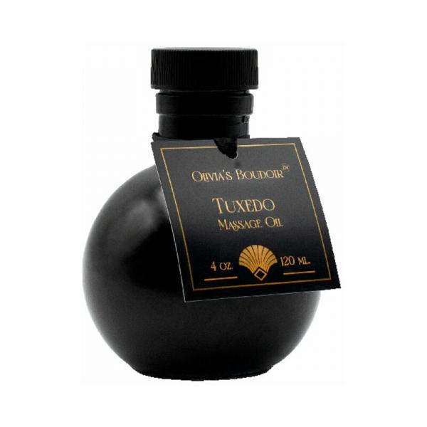 Olivia's Boudoir Massage Oil Tuxedo Black 4oz
