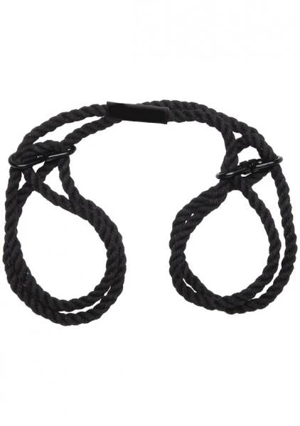 Merci Bind&tie 6mm Hemp Wrist/ankle Cuffs Black