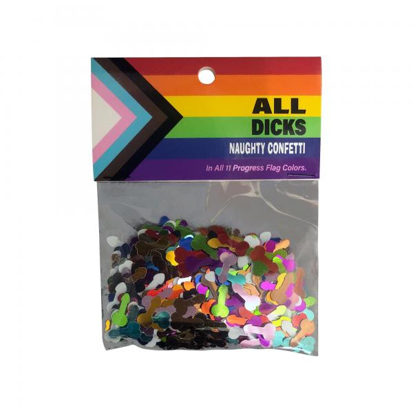 All Dicks Naughty Confetti Pride