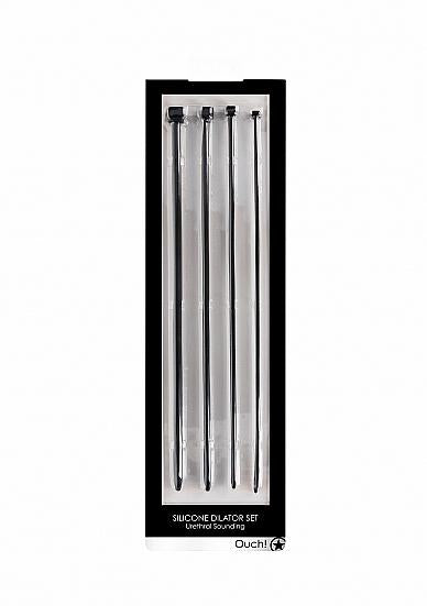 Ouch! Urethral Sounding Dilator Set - Black