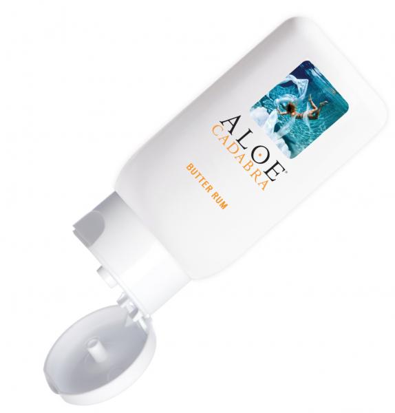 Aloe Cadabra Organic Lubricant - 2.5 Oz Bottle Butter Rum
