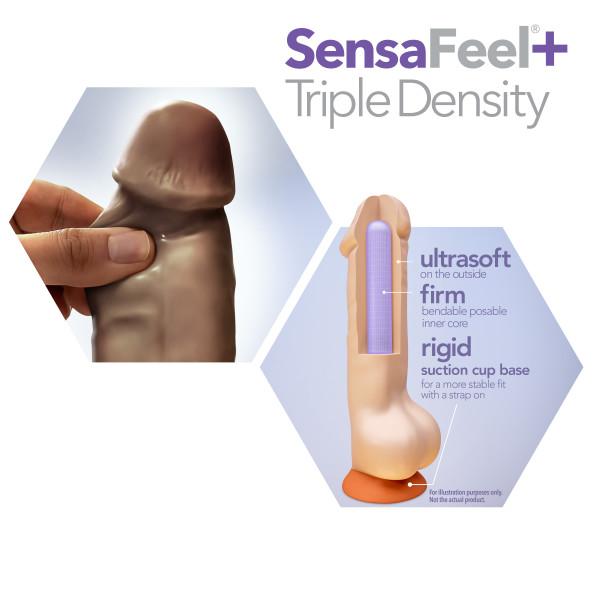 Dr Skin Plus Posable Dildo 6 Chocolate