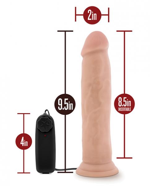 Dr. Skin - Dr. Throb 9.5in Vibrating Realistic Cock With Suction Cup