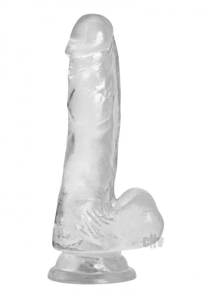 Clear Addiction 7 In Tpe Suction Cup Dong