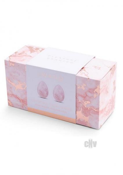 Le Wand Crystal Yoni Eggs Rose Quartz