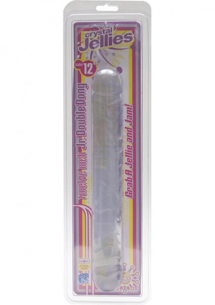Jellies Jr 12" Double Dong - Clear