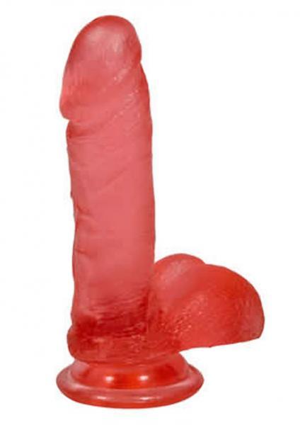 Crystal Jellies 7 Ballsy Cock - Pink