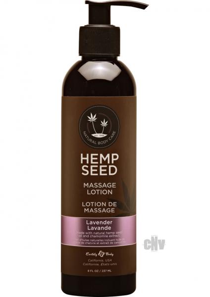 Earthly Body Massage Lotion Lavender 8oz