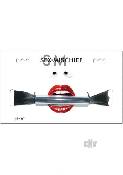 Sex & Mischief Silky Bit Gag Black