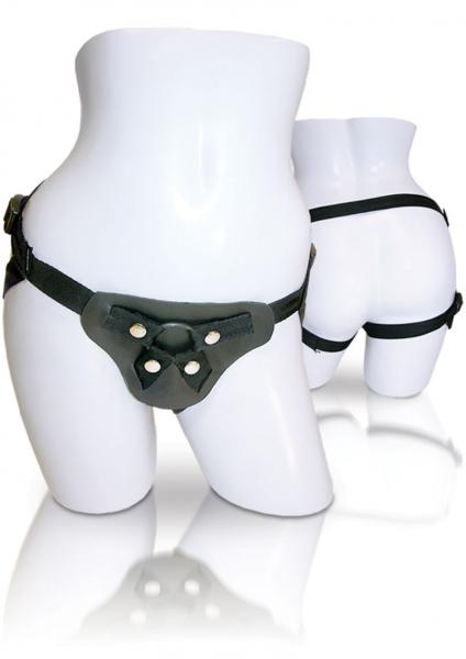 Latigo Leather Harness by Sportsheets