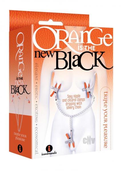 Triple Your Pleasure  Nipple & Clitoral Clamps & Chain