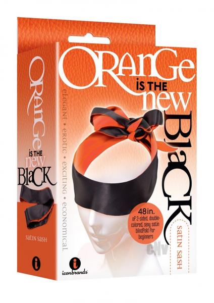 Orange Is The New Black Satin Sash Reversible Blindfold Restraint