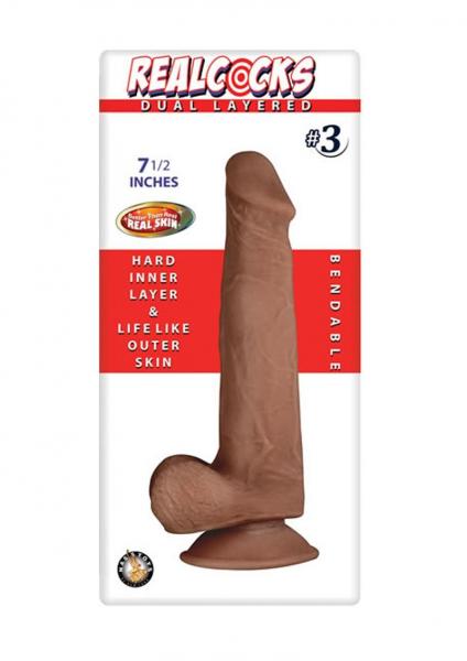 Realcocks Dual Layered #3 - Brown