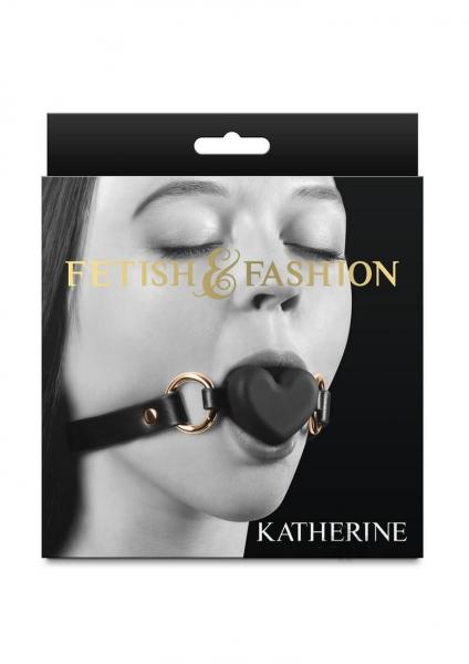 Fetish & Fashion Katherine Heart Gag Black