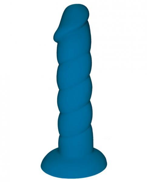 Rock Candy Suga Daddy 8 Silicone Dildo - Blue