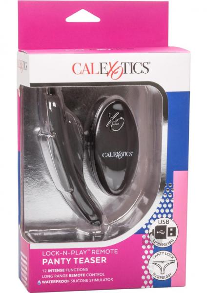 Lock N Play Remote Panty Teaser Black