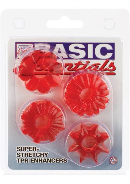 Basic Essentials 4pk Red