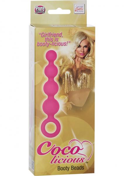 Calexotics Silicone Booty Beads - Pink