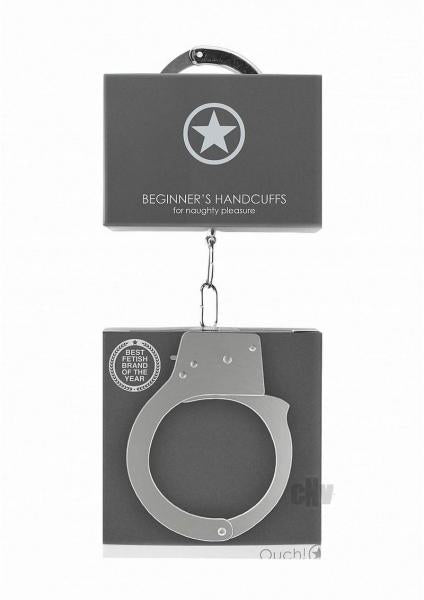 Ouch! Beginner's Handcuffs - Metal