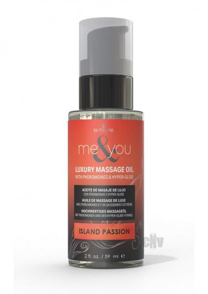 Me & You Massage Oil Island Passion 2 Oz