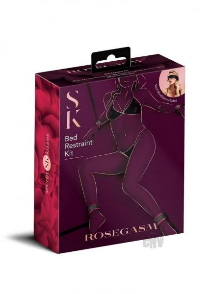 Rosegasm Bed Restraint Kit W/ Blindfold