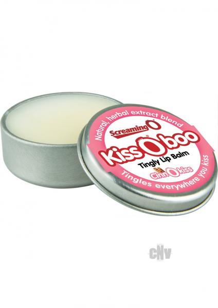 KissOboo Tingly Lip Balm Cinnamon .45oz Tin