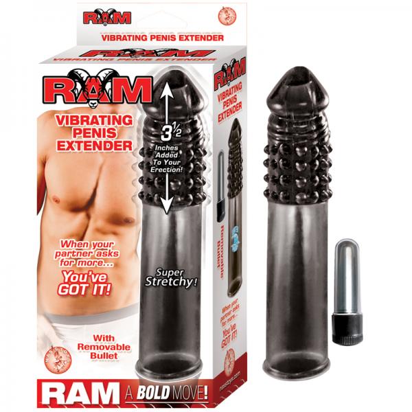 Ram Vibrating Penis Extender - Smoke