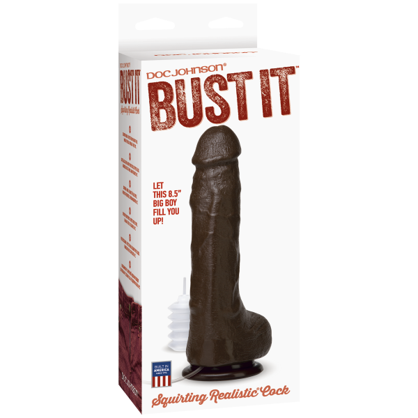 Bust It Squirting Realistic Cock Black