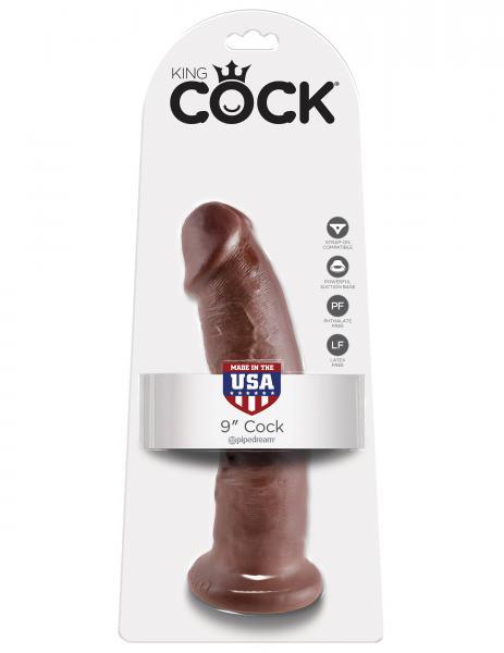 King Cock 9 Cock - Brown