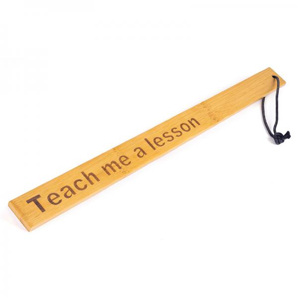 Spartacus Bamboo Paddle Teach Me A Lesson