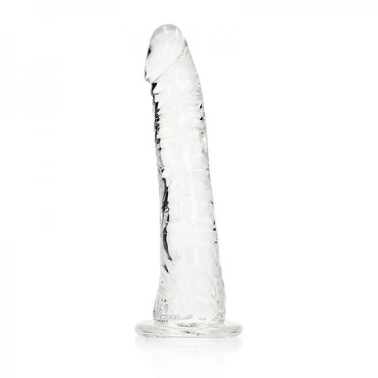 Realrock Slim Dildo 6in Transparent