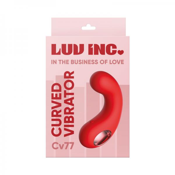 Luv Inc. Curved Vibrator - Red