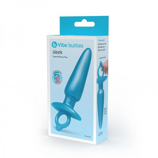 B-vibe Butties Sleek Tapered Silicone Plug