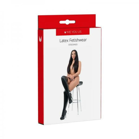 Myu Latex Stockings Sm Black
