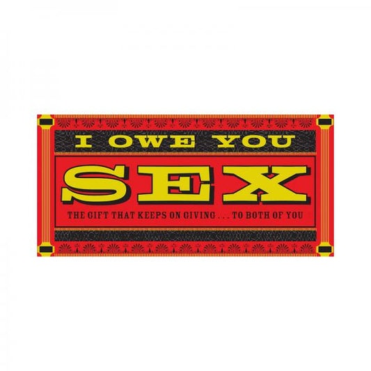 Coupons, i.o.u sex checks