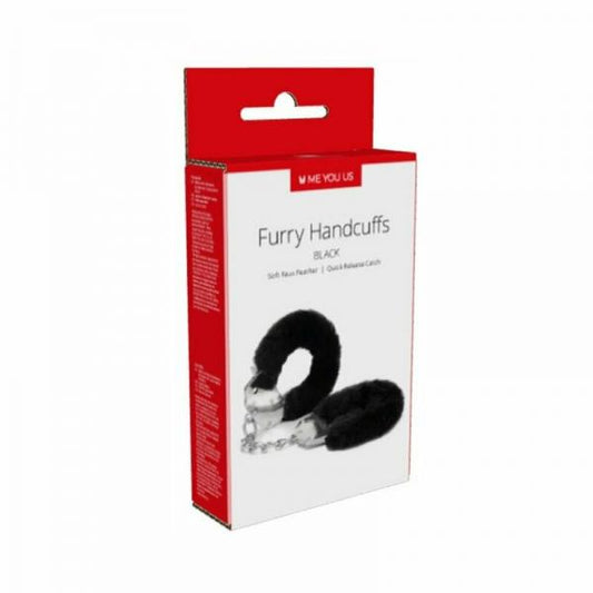 Myu Furry Handcuffs Black