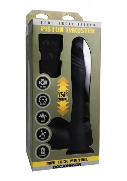 Fort Troff Piston Thruster Mini Fuck Machine Rechargeable Remote-controlled Silicone 8.5 In. Thrusti