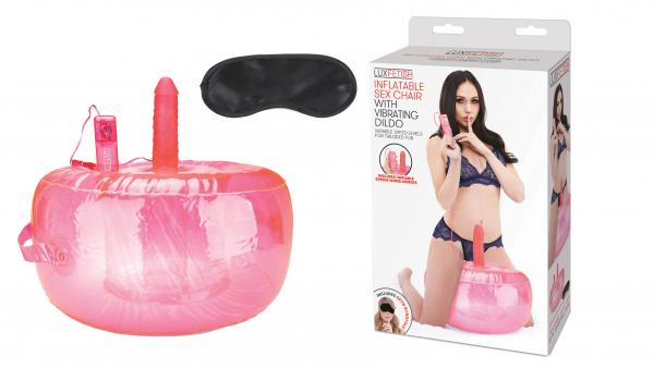Lux F Inflatable Sex Chair W/vibe Dildo