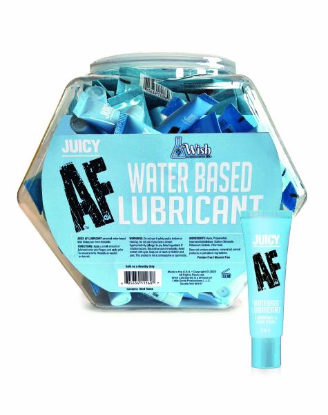 Juicy Af Water-based Lubricant 10ml 65-piece Fishbowl