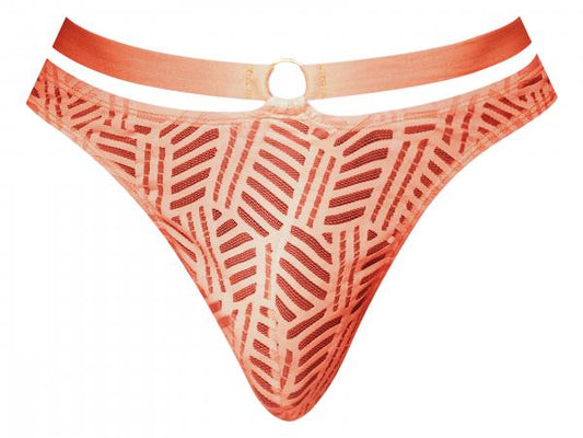 Male Power Rude Awakening Ring Jock Neon Orange L/xl