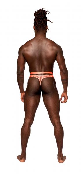 Male Power Rude Awakening Ring Jock Neon Orange L/xl