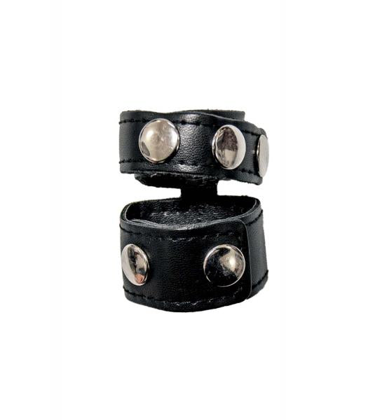 Ballgear Cock Strap With Ball Stretcher Black