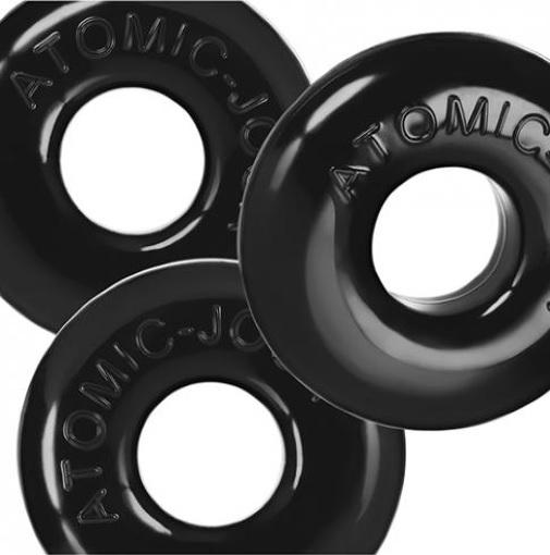 Oxballs Ringer Max 3 Pack Cockrings - Black